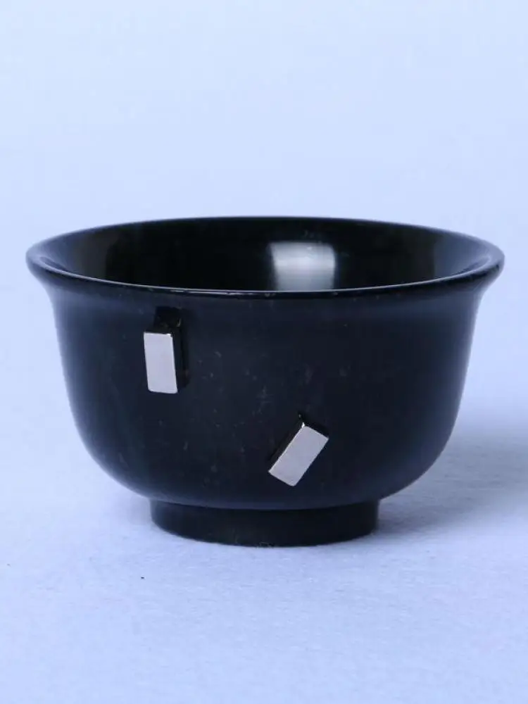 Naturalne Jade miseczka na herbatę kamień magnetyczny zdrowie Gongfu Teaware prawdziwa chińska ceremonia parzenia herbaty Jades kubki zestaw do herbaty Kung Fu — zdjęcie 2