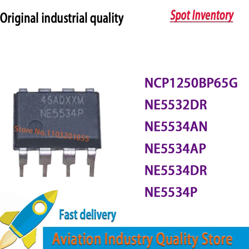 NCP1250BP65G NCP1250BP65 NE5532DR NE5532 NE5534AN NE5534 NE5534AP NE5534DR NE5534P NE566N NE566 NE612AN NE612