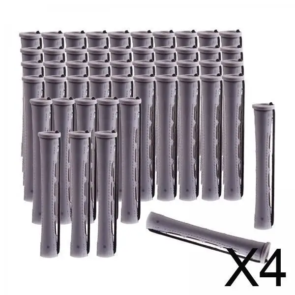 

4xCurl Cold Wave Perm Rods Curling Hair Curly Wavy Rod Set Women Girls 50Pcs 1.5cm