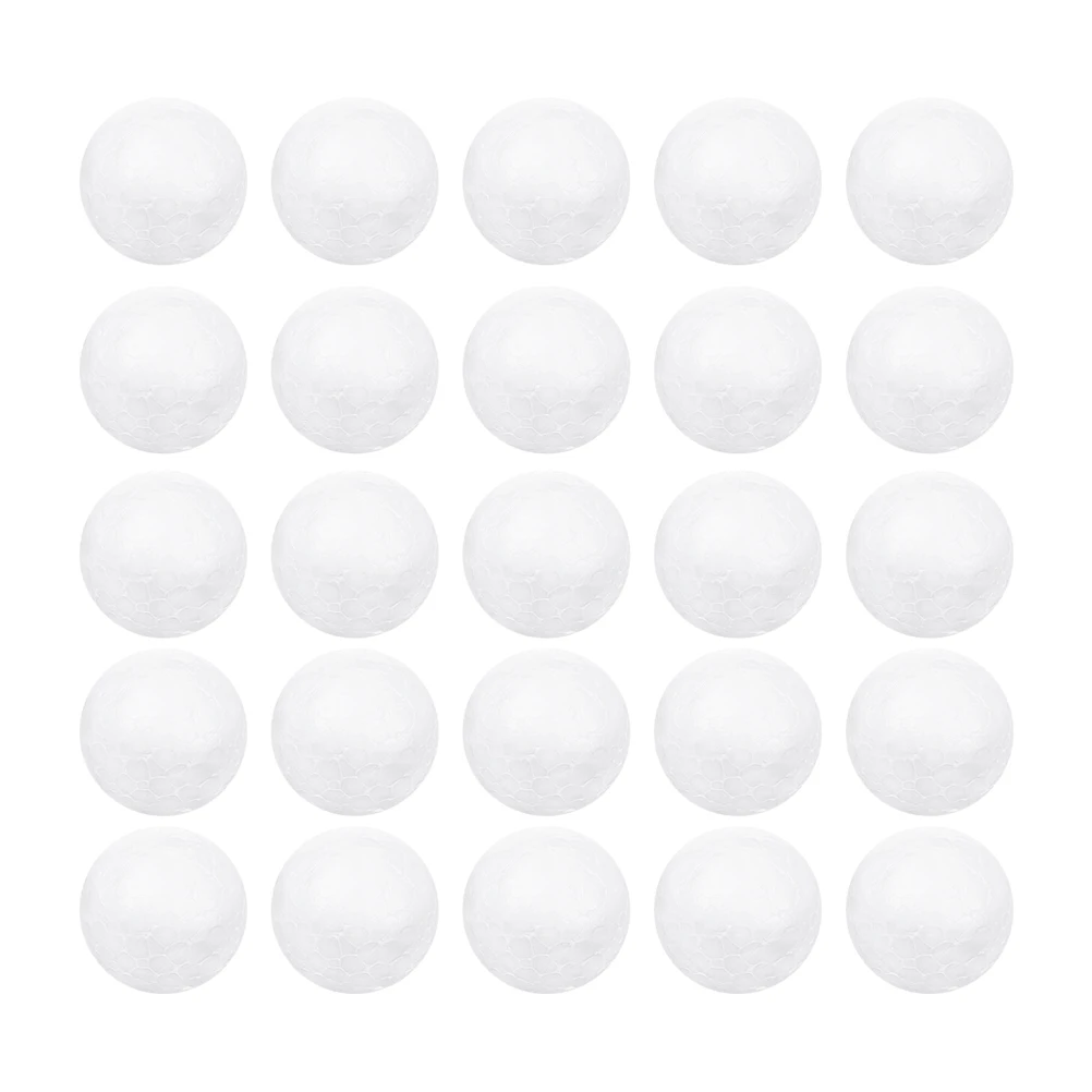 

180pcs Christmas Foam Balls 3Cm Solid White Polystyrene Craft Supplies For Holiday Ornaments Diy Projects Decorative Baubles