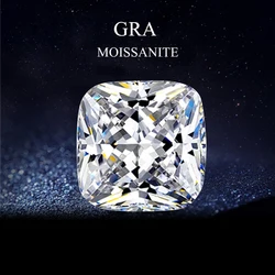 Cushion Diamond Loose Gemstones Moissanite Stones 0.08ct to 7ct  D Color VVS1 Lab Excellent Cut Gems Real with GRA Certificate