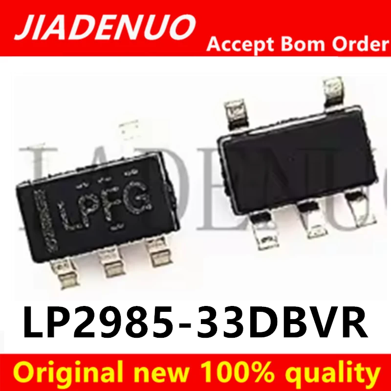 (5-10pcs)100% New LP2985-33DBVR silk screen LPFG SOT23-5 regulator chipset