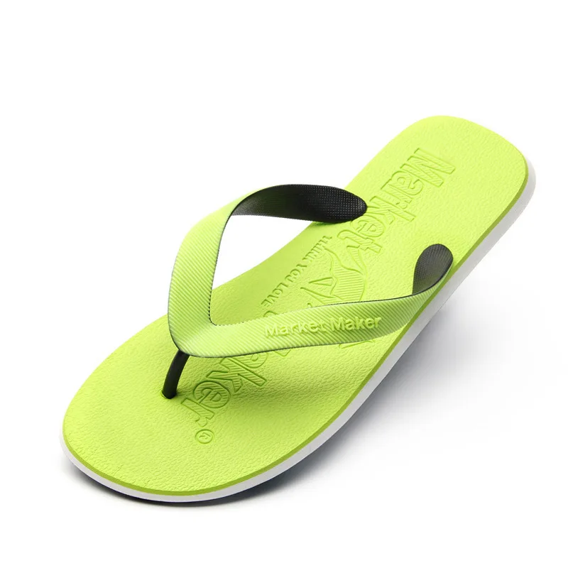 Summer PVC Men\'s Flip Flops Men\'s Sports Slippers Outdoor Beach Anti Slip Flip Flops Men\'s Shoes