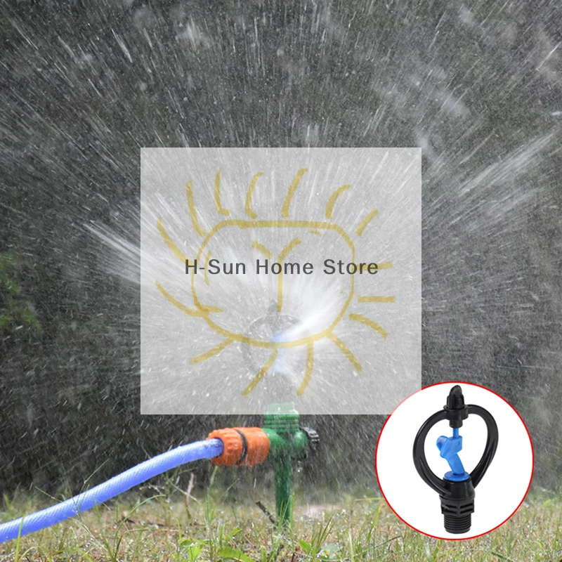 

Rotate water sprinkler Lawn Irrigation 360 Degree Automatic Nozzle Garden