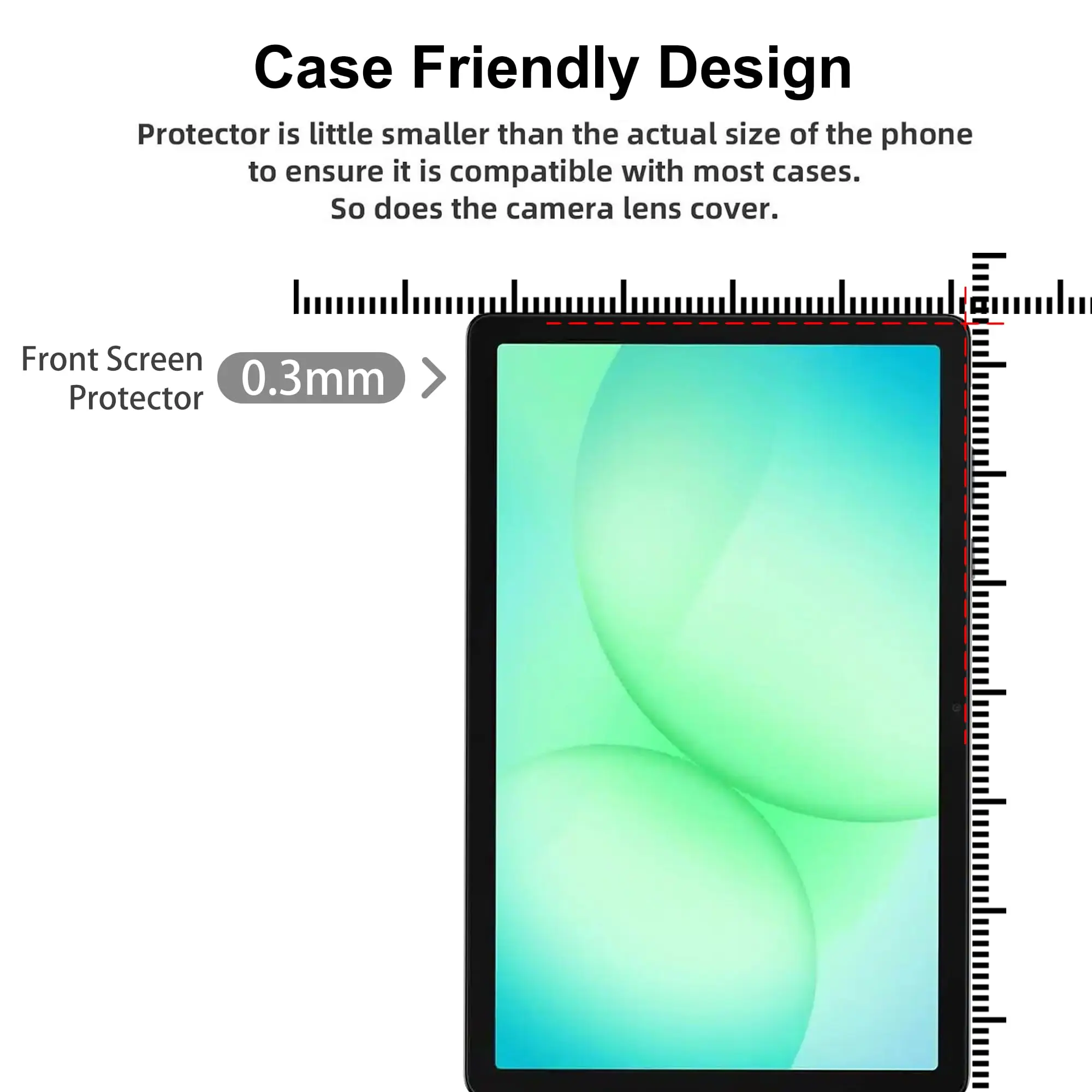 لهاتف سامسونج جالاكسي تاب A11 بلس / A11+ (11 بوصة) 2025 SM-X230 / X235 / X236B واقي شاشة عالي الدقة شفاف 9H من الزجاج المقسى #3