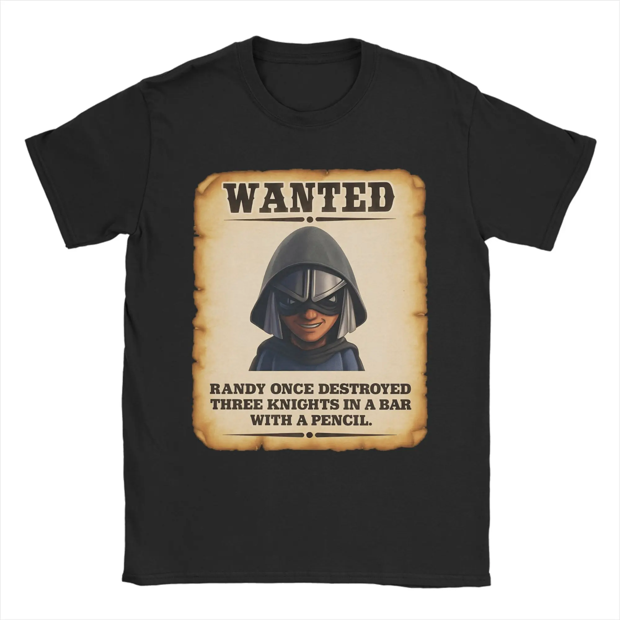 

Футболка Wanted C-Clashs R-Royales, мужские футболки с юмором из 100% хлопка, футболка с круглым вырезом, одежда с короткими рукавами, идея подарка