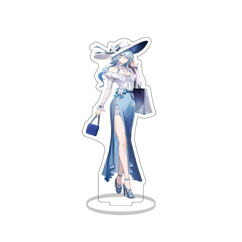 Game Wuthering Waves Acrylic Plaque Stand Model Role Playing the Shorekeeper Character Desktop Decoration Accessories
