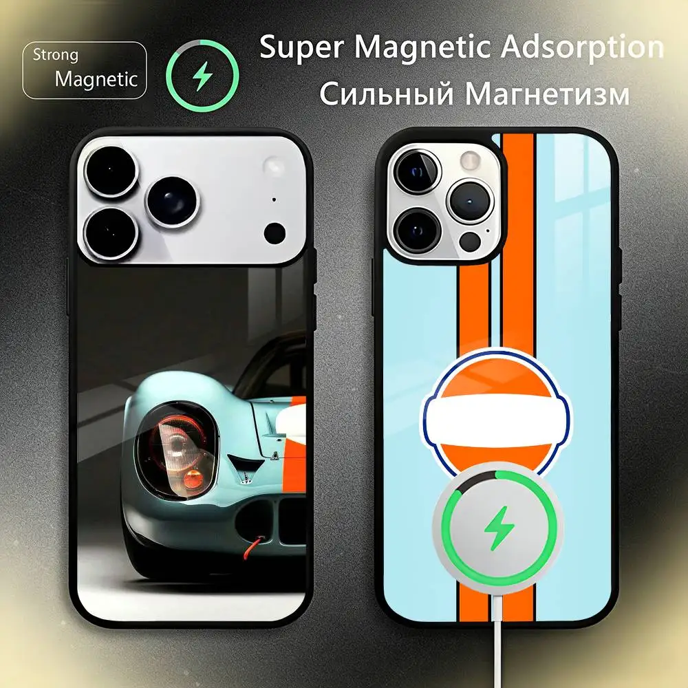 

Чехол для телефона Star Racing Car для iPhone 17 16 15 14 13 12 11 Plus Pro Max Plus с беспроводной зарядкой, чехол-накладка (фунда)