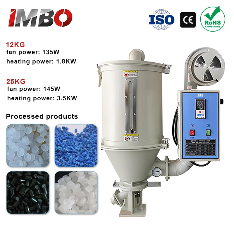 Drying Machine Industrial Plastic Small Particles Hot Air Hopper Dryer Machine Plastic Granules Dryercheap