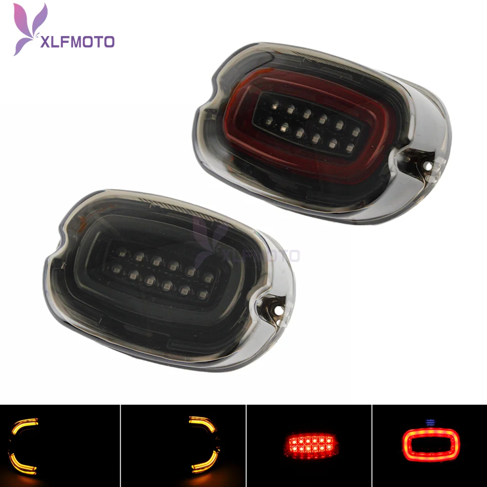 

Motorcycle Accessories Led Brake Tail Light Turn Signals For Harley Dyna1997-2011 Low Rider FXDL Switchback FLD