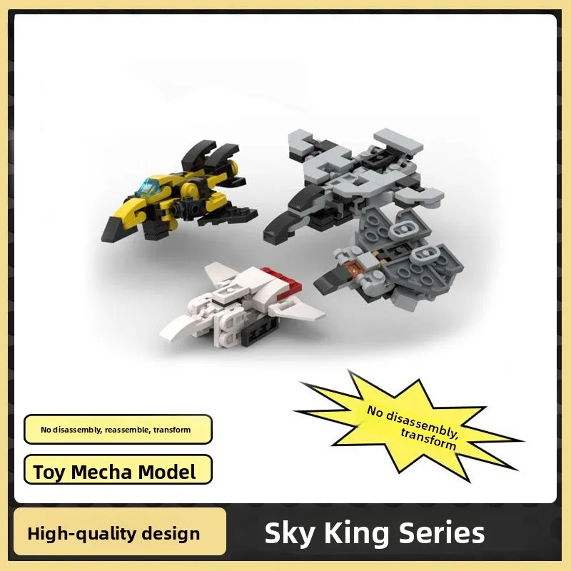 

Набор для сборки F8 Toy MOC: Трансформирующийся робот-механион из серии «Маленькие динозавры» для детей от 4 лет