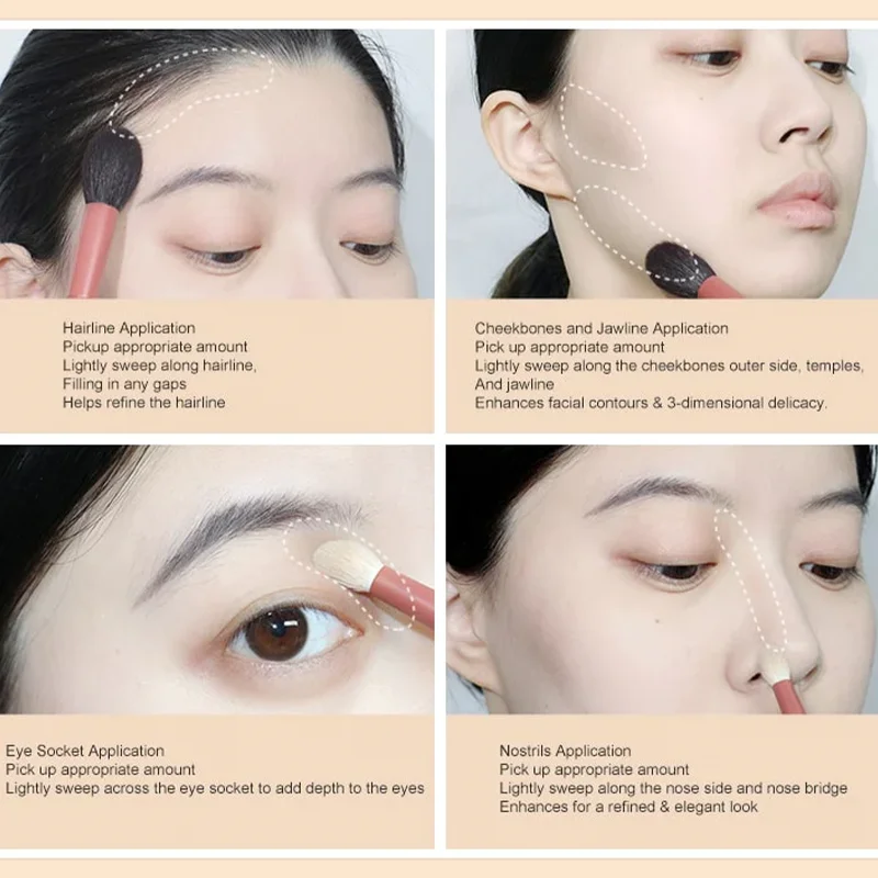 Paleta de maquiagem de contorno Judydoll 2 em 1 com blush e iluminador, perfeita para contorno facial, sombreamento, modelagem de nariz, data