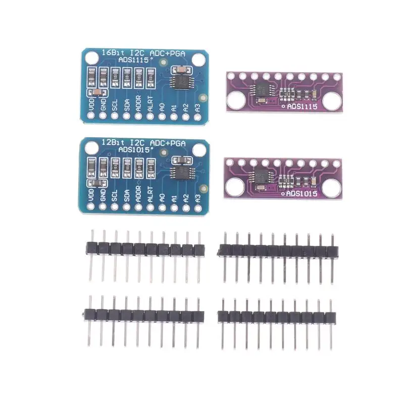 Y-1Pc ADS1115 ADS1015 12/16 Bit I2C Module Precision 4-Channel Development Board With Pro Gain Amplifier For Arduino