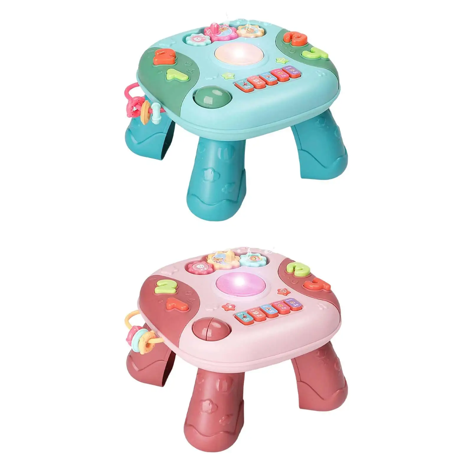 Atividade educacional para bebês, musical, alimentado por bateria, educação precoce, jogos fofos, aprendendo para meninas de 18 meses de aniversário