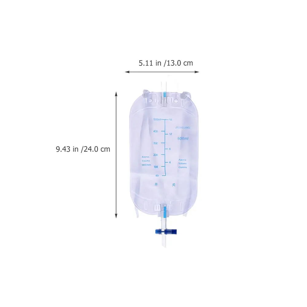 5 szt. Worki na mocz z cewnikiem dla mężczyzn mocz dla mężczyzn typ Pvc pacjent pooperacyjny drenaż dziecko