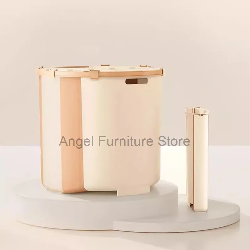 

Foldable Portable White Bathtubs Large Women Foot Bath Adults Bathtub Foldable Bathroom Baignoire Pliable Abulte Home Furniture