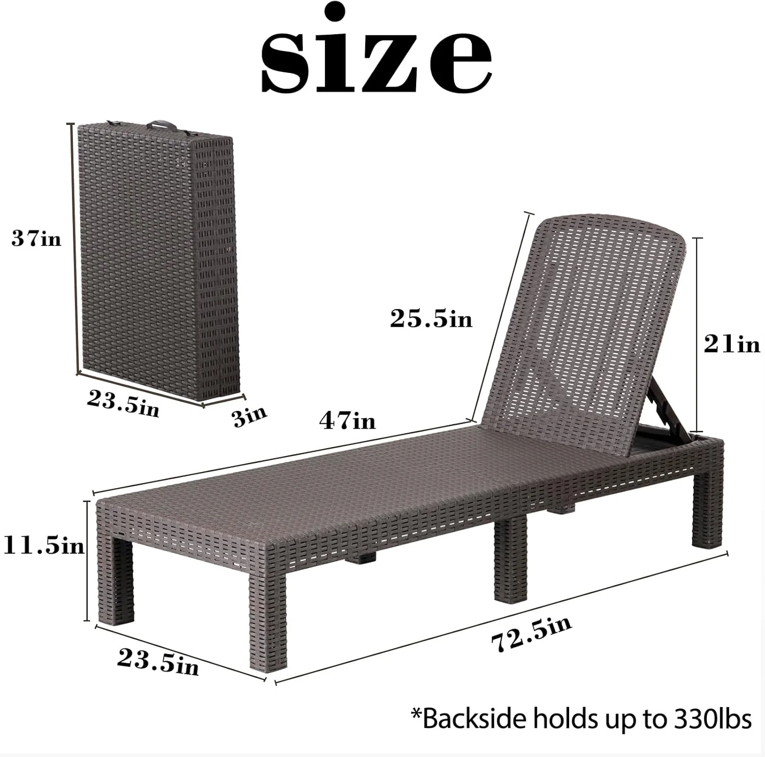 Modern Comfortable Resin Metal Chaise Lounge Sun Lounger Durable Plastic Design for Outdoor Use-for Poolside Parks Villas Hotels