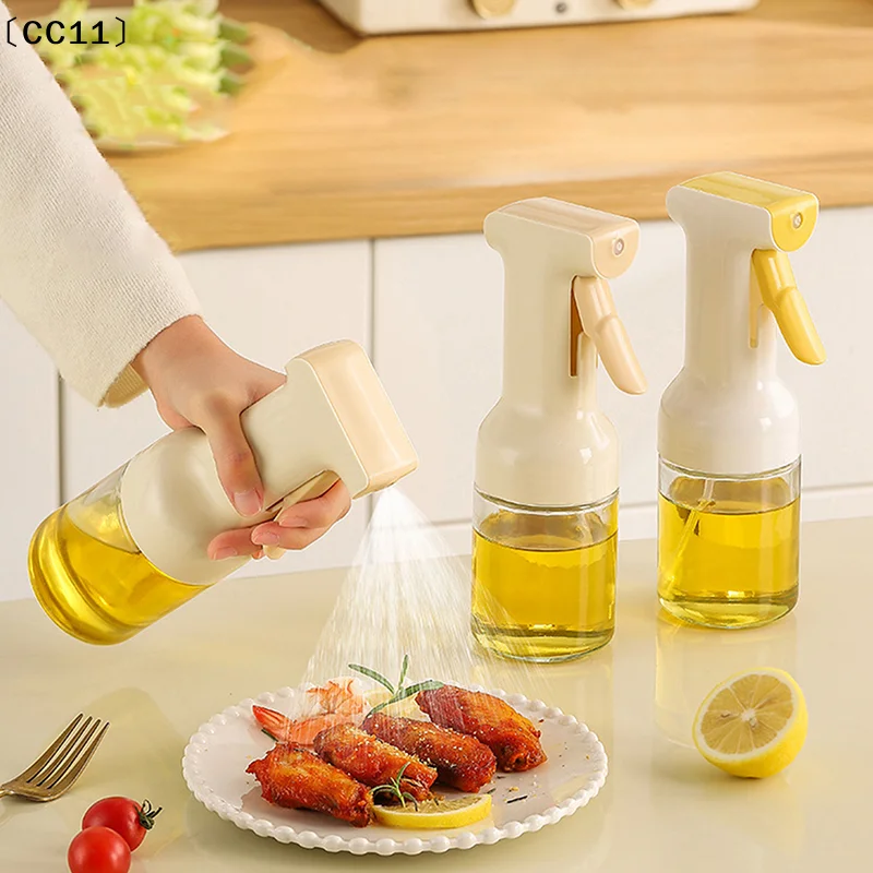 Rociador de aceite para cocinar, botella pulverizadora de aceite de oliva: pulverizador de aceite de vidrio mejorado, pulverizador de cocina de primera calidad, utensilios de cocina 〔CC11〕
