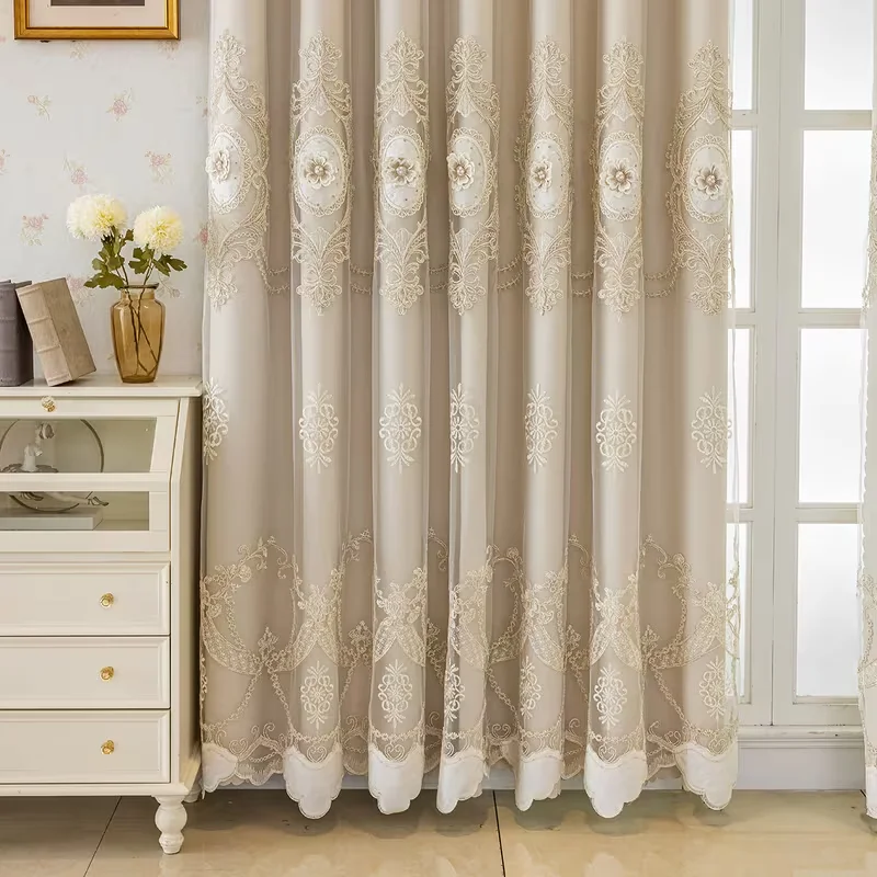 Double Layer Lace Curtain 5