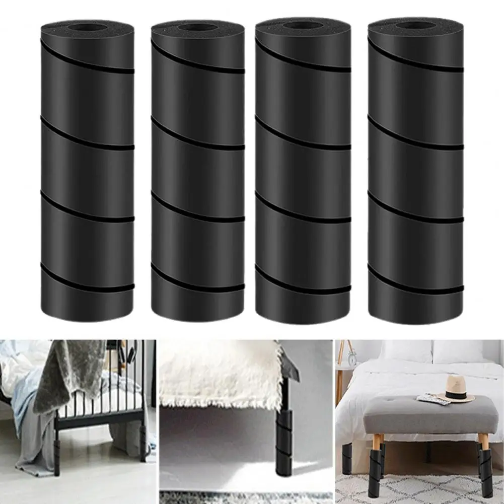 Epdm ラバートゥフォームグリップチューブスレッドデザインフォームサポート家庭用オブジェクト家具レッグガードセット衝突防止ベッドハード用