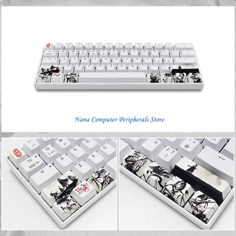 F68C 10-Key Dye Sublimation PBT Keycap Chinese OEM SHIFT ESC Supplement