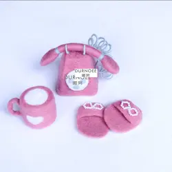 Bambola in feltro di lana puntelli per fotografia neonato accessori per Kit di infeltrimento fai da te fatti a mano bambola di puntelli per servizio fotografico per bambini