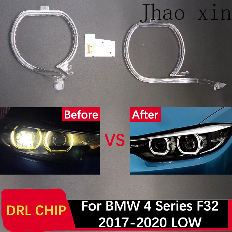 Circuit Board Ballast Module Angel Eye Lamp Tube White Light Car Headlights DRL CHIP Suitable for BMW 4 Series F32 2017-2020 LOW