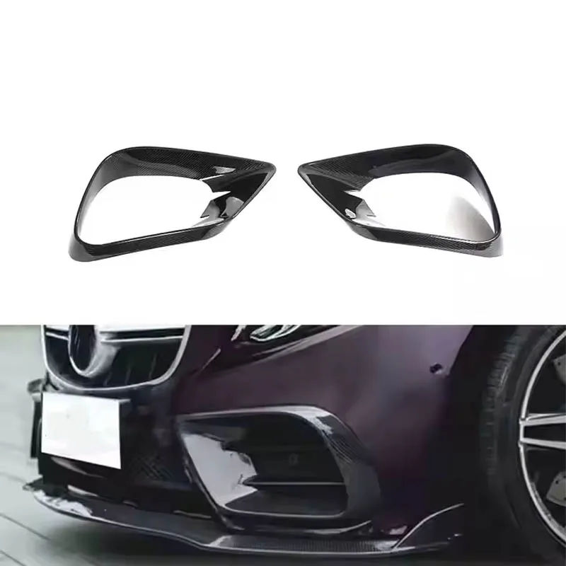 

Для 2017 2020 Mercedes Benz E-Class W213 C238 E400 E450 2-дверная крышка противотуманной фары из углеродного волокна C238 W238, накладка на вентиляционное отверстие