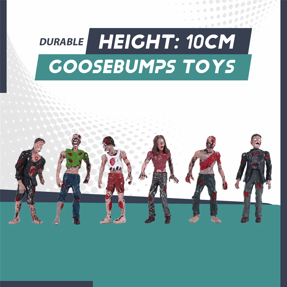 تتجه الآن 6 قطعة/الوحدة 10 سنتيمتر المشي الميت زومبي عمل أرقام اللعب شخصيات الفيلم عمل غيبوبة أرقام لعبة أطفال