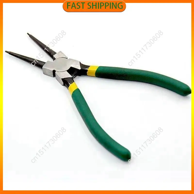 اشتري الآن مجموعة كماشة بحلقة إحكام 7 بوصة مجموعة كماشة منحنية داخلية خارجية متعددة الوظائف أداة إزالة حلقة المفاجئة الاحتفاظ