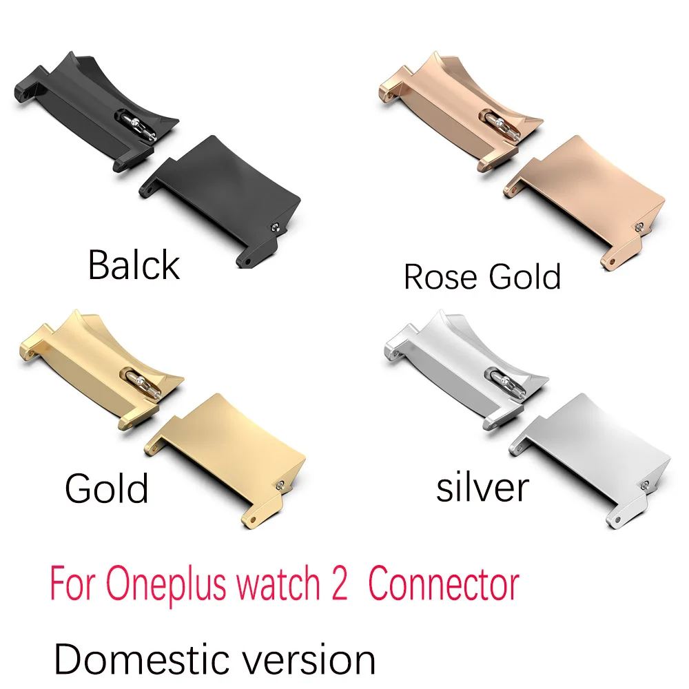 For Oneplus watch 2R (domestic version）22MM One Pair Stainless steel Watch connector Adapter Connector Accessories Replacement