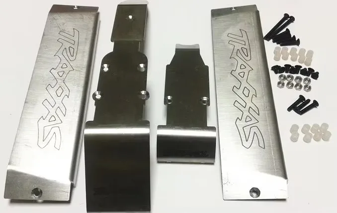 RVS chassisbeschermplaat Chassispantser voor 1/10 TRAXXAS Summit E-REVO
