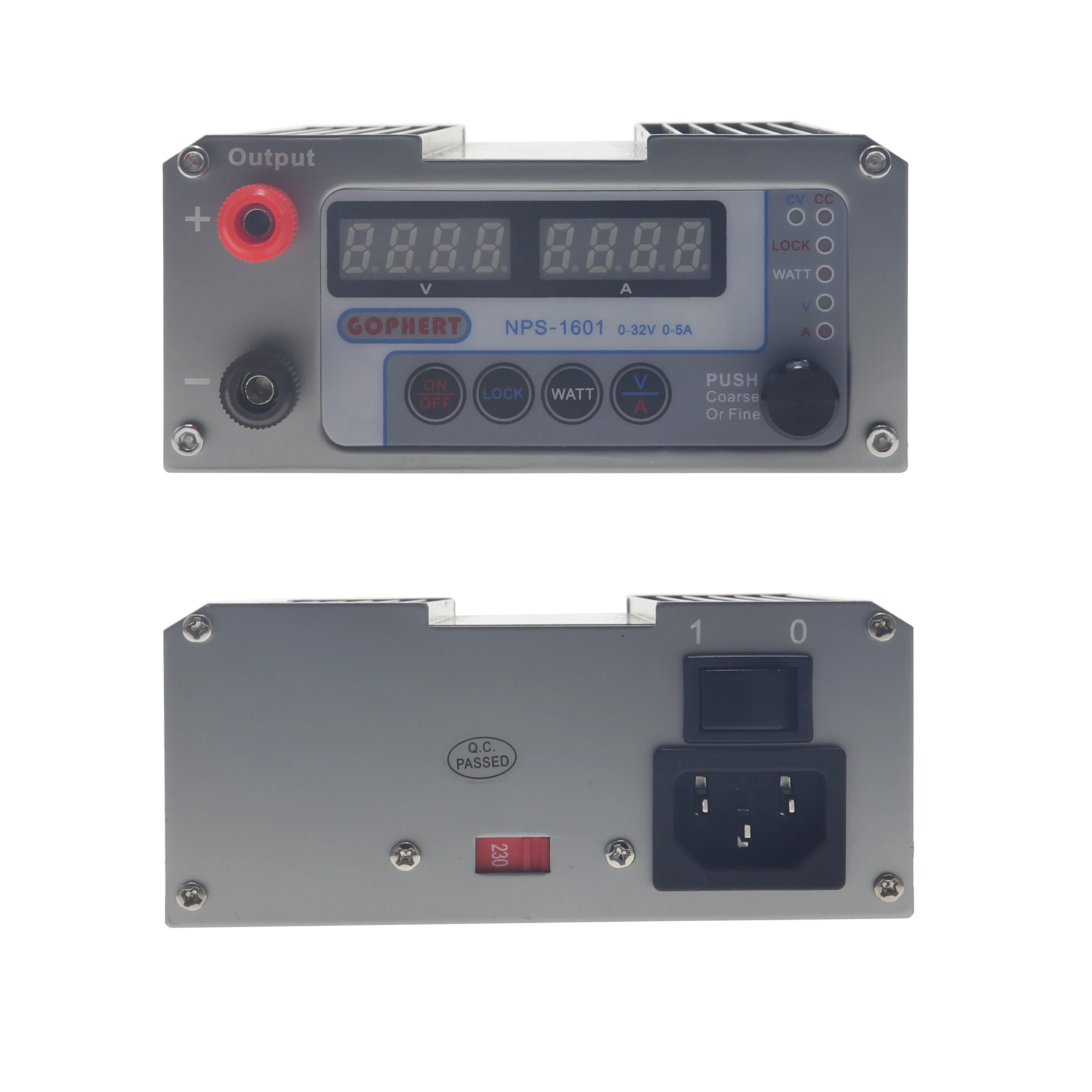 NPS-1601 1600 1602 3001 3002 3203 New Version Laboratory DIY Adjustable Digital Mini Switch DC Power Supply With Lock Function