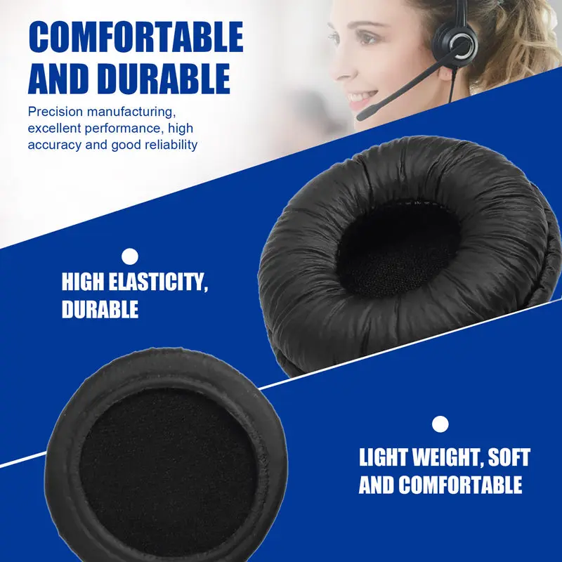 Headset Ear Cushions, Earpads Replacement Ear Pad Covers For Jabra PRO 920 930 935 9450 9460 9465 9470 Headphones image 2