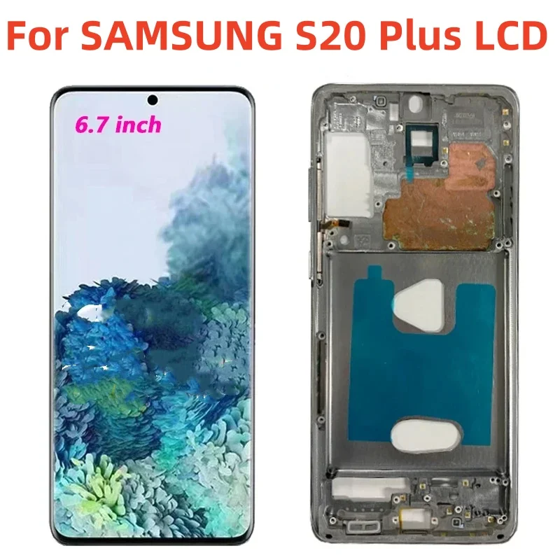 TFT Screen for Samsung Galaxy S20 G980 G980F, for Samsung Galaxy S20 FE 4G G780B S20 Plus G985 Lcd Display Digital Touch Screen