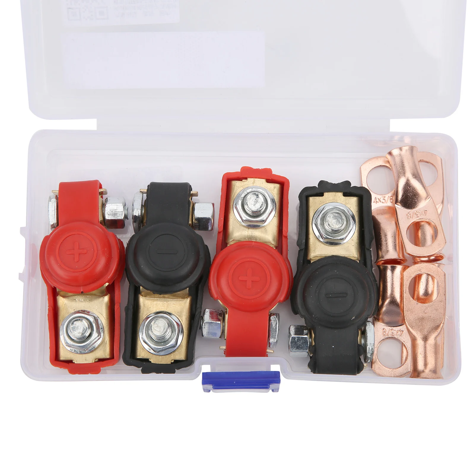 

Car Battery Cable Terminal Clamps Connectors with Copper Negative and Battery Terminals
