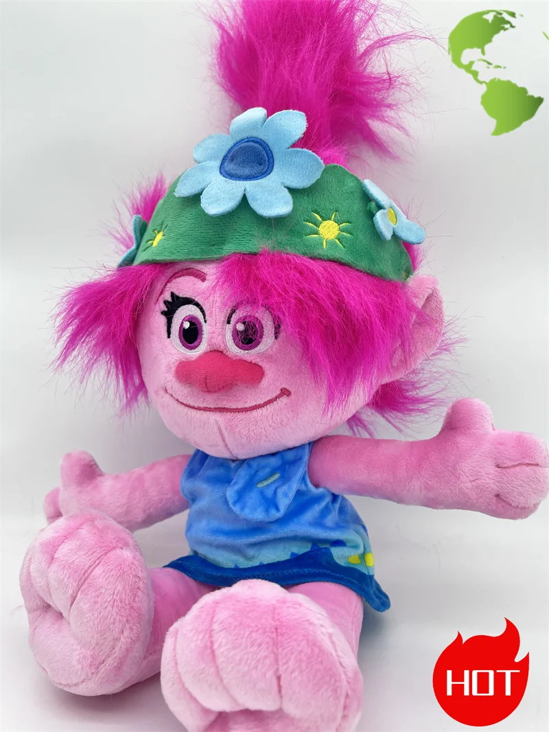 Trolls Poppy Branch Large Plush Toy/Doll, Children's Gift and Souvenir