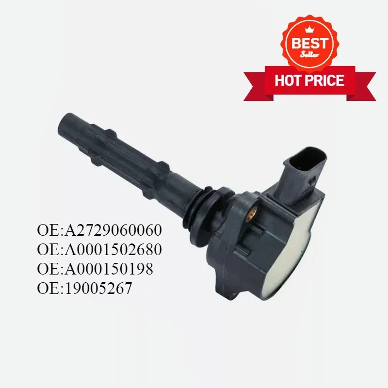 Ignition Coil 0001501980 A0001502780 A2729060060 For Mercedes-Benz E220 E260 E300 E350 GLK200 C300 C350 W209 W216 M271 M272