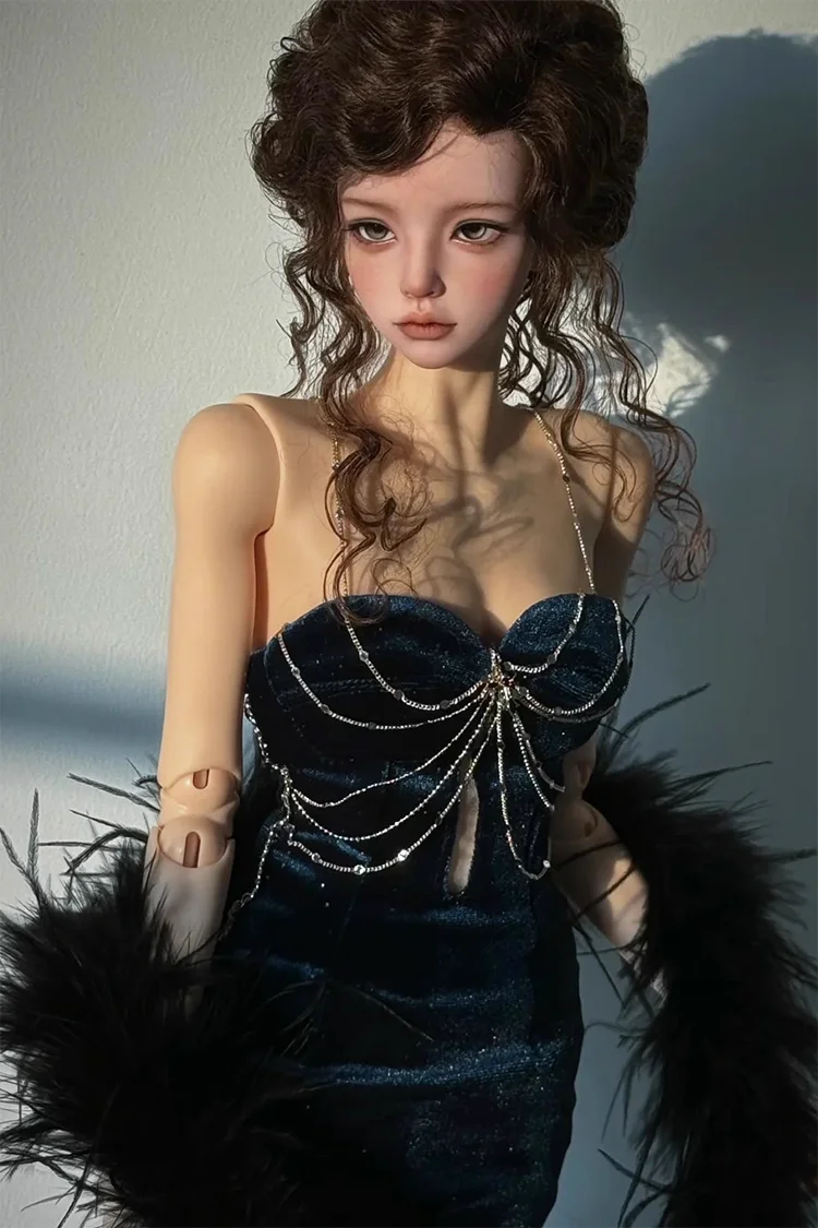 새로운 섹시한 모습 최고급 1/3 62cm sd BJD 소 타입 C 라이트 탄 소녀 인형 DIY 장난감 프리미엄 레진 스팟 메이크업 무료 배송