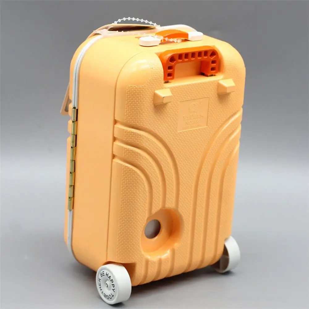 

Toy Accessories Mini Rolling Luggage Suitcase Travel Case Trolley Miniature For 1/4 1/6 Dolls