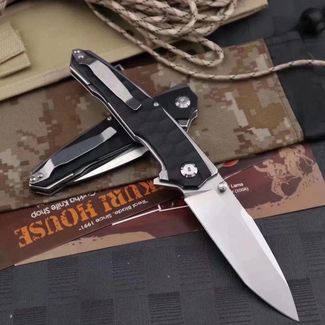 G10 Folding Knife Carry Outdoor High Hardness Camping Hunting Defense Tactical Folding Knife Survival Knife