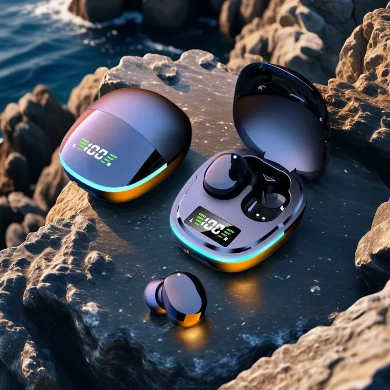 Auriculares Inalámbricos G9S para Juegos, Bluetooth 5.1, Baja Latencia, Sonido Hi-Fi 8D, Luz LED Táctil, Auriculares Intrauditivos para Gaming