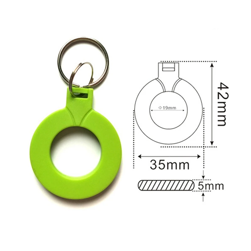 10Pcs 13.56MHZ CUID Keyfobs CUID Changeable MF S50 1K IC Keys Keyfobs Token Tags NFC Clone Copy Block 0 UID Writable