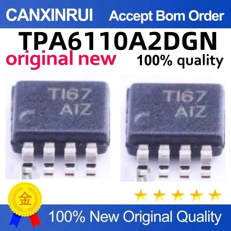 （10 pieces）TPA6110A2DGN TPA6110 AIZ MSOP-8 Operational Amplifier Chip