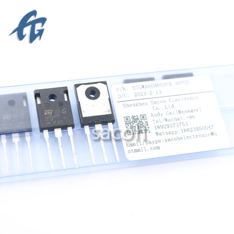 (SACOH Electronic Components) STGWA60H65DFB 2Pcs 100% Brand New Original In Stock