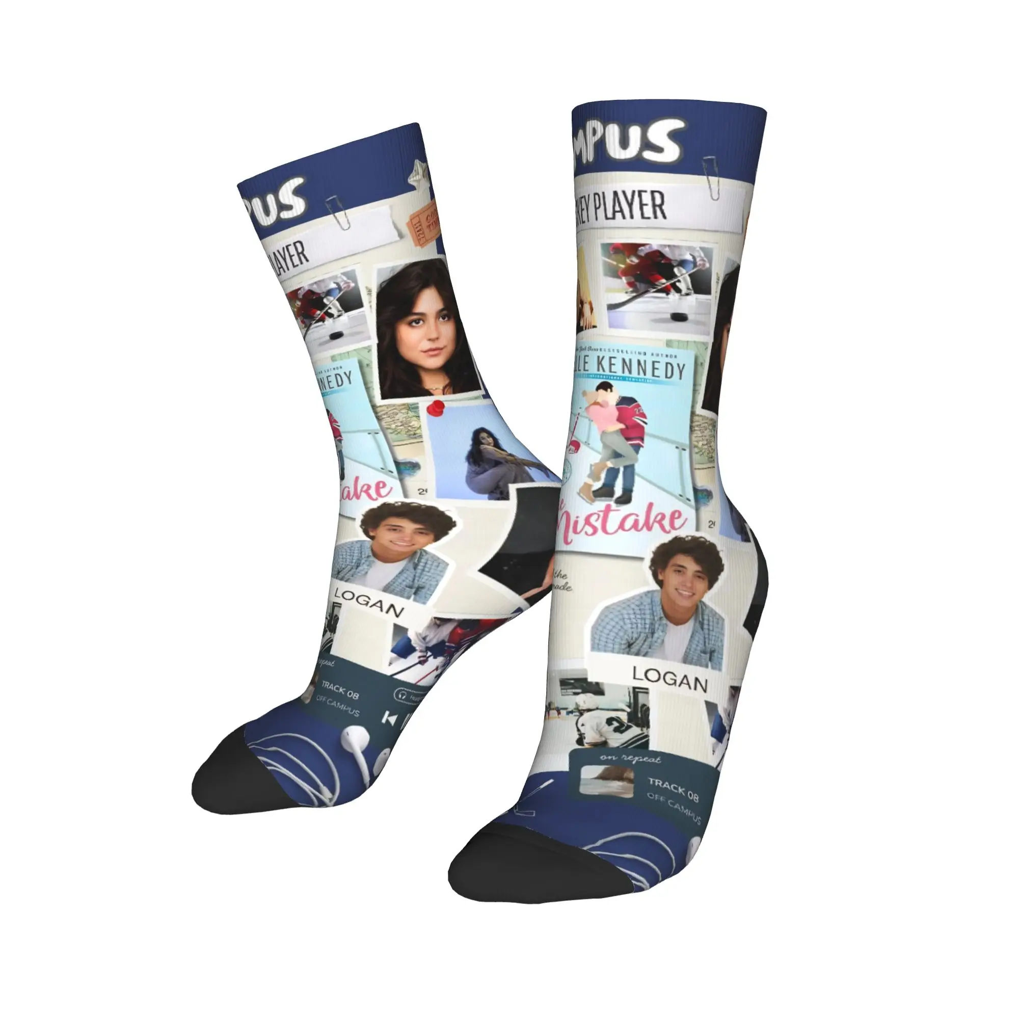 

Fashion Men's Socks Hip Hop Off Campus Sock Polyester Graphic Women's Sock Spring Summer Autumn Winter