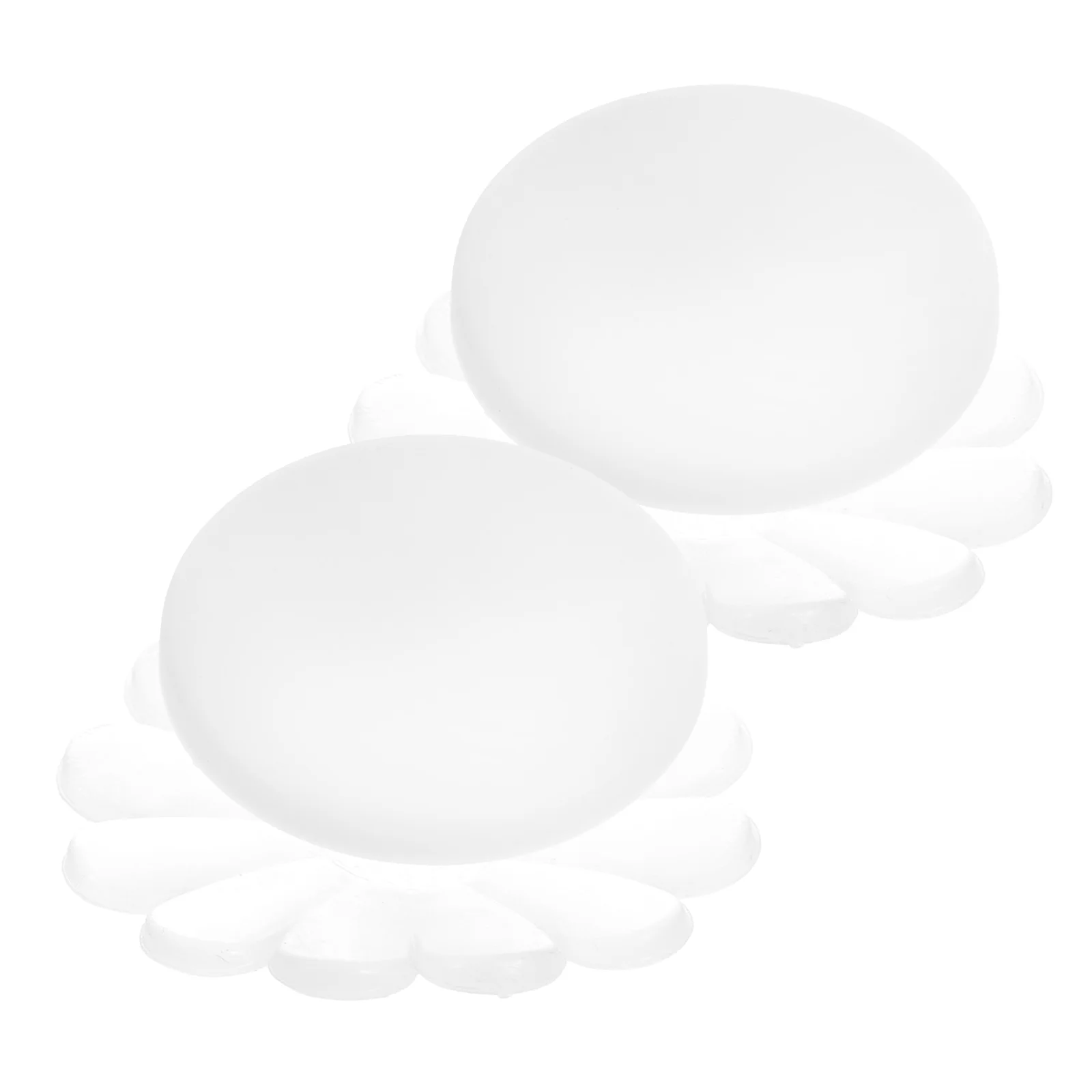 

2 Sets Umbrella Hat Accessories Replacement Cover Rain Repair Cap Plastic Component Patio Top end cap fitting tip cap