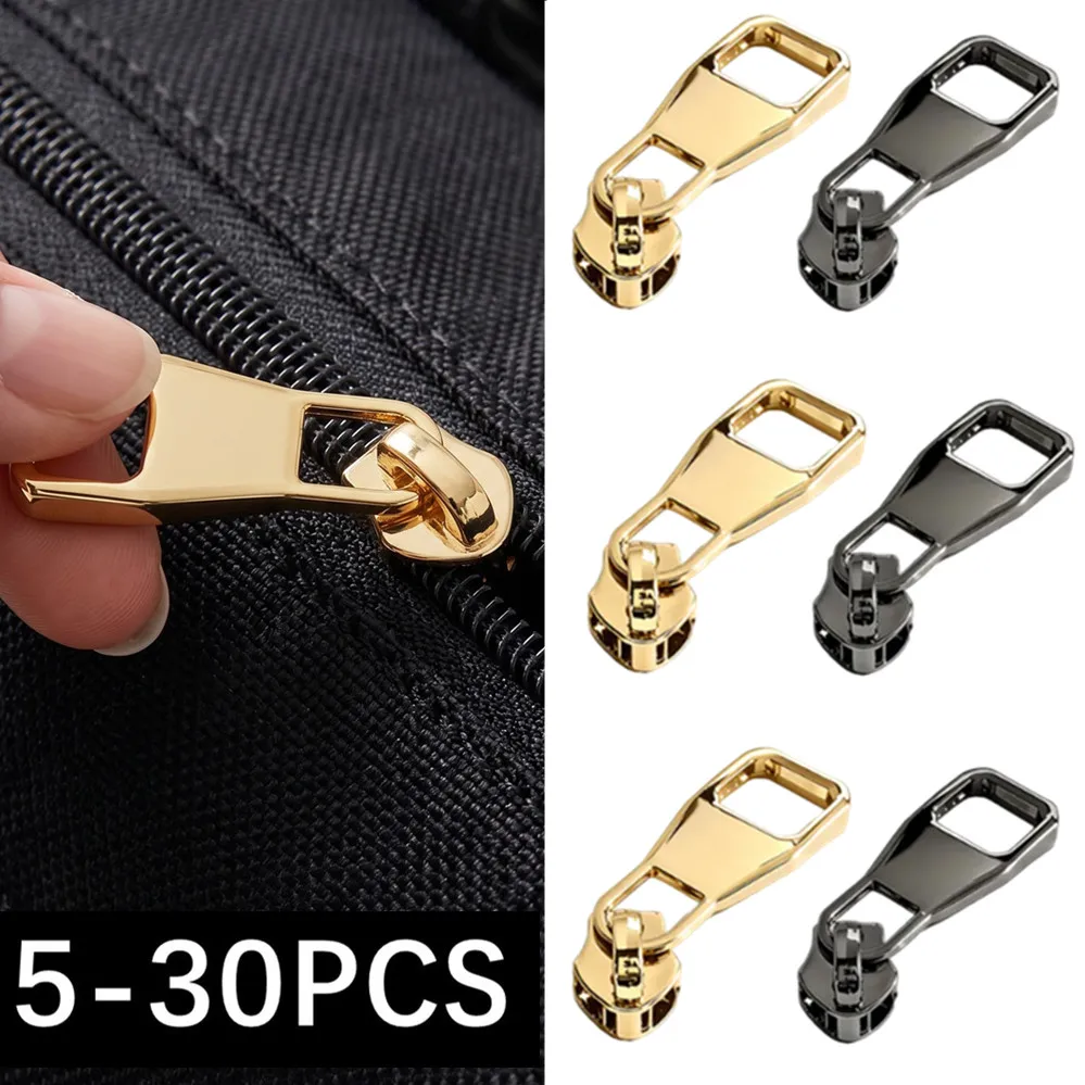 5-20-30Pcs 5# Nylon Zipper Slider Head For Shoes Clothes Bags Zippers Puller Replacement Sewing Accessories Wholesale