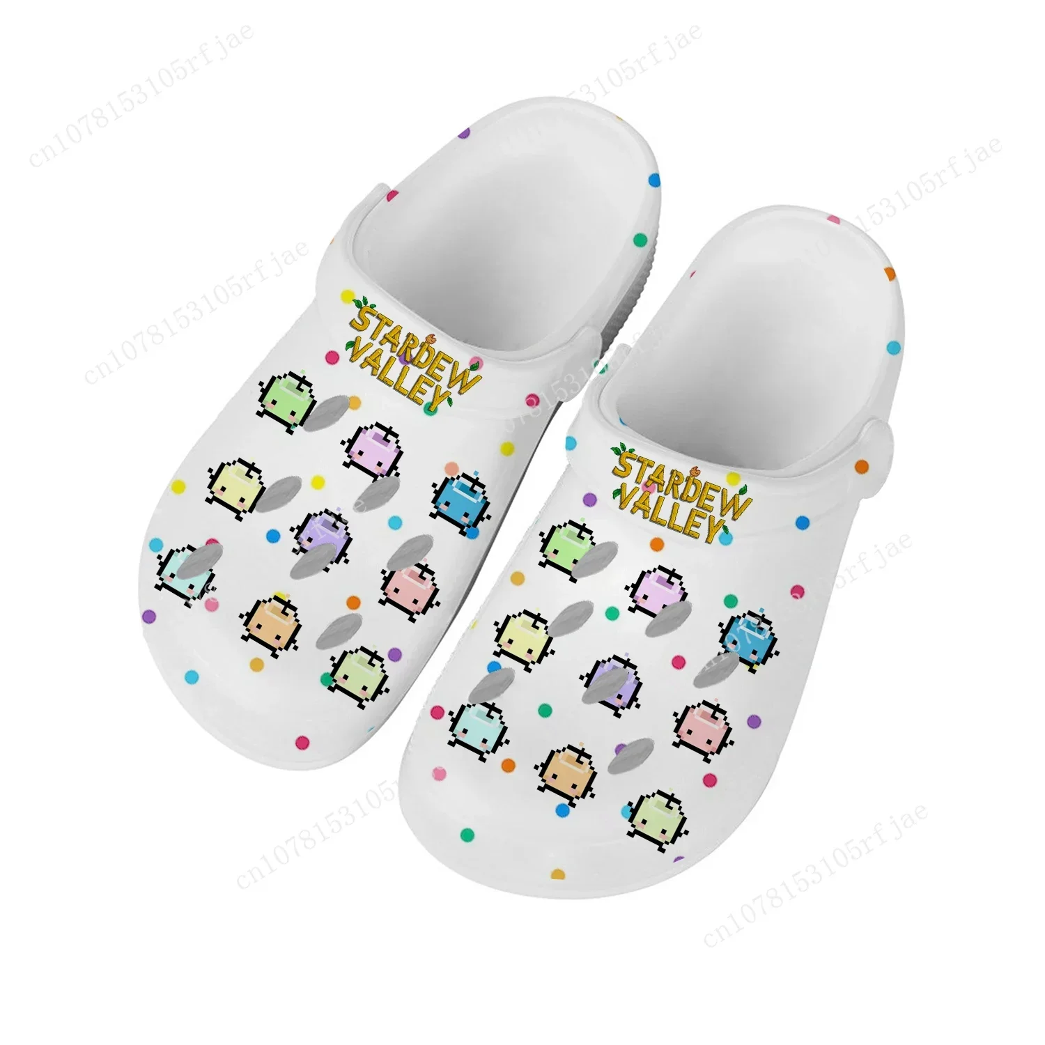 

Stardew Valley Home Clogs Cartoon Game Mens Womens Teenager Custom Fashion Built Water Shoes Garden Beach Hole Slippers Sandals