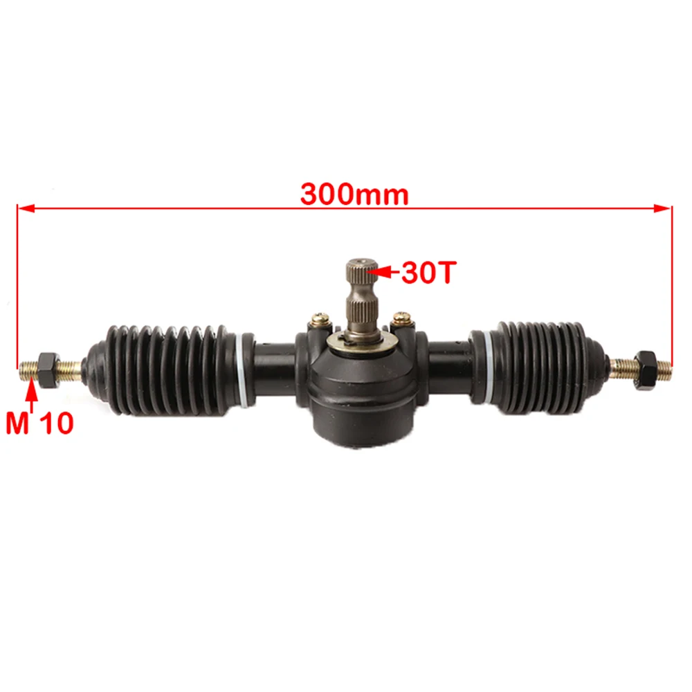 Heavy Duty Power Steering Rack Kit 300mm 30T for Go Kart ATV UTV Dune Buggy